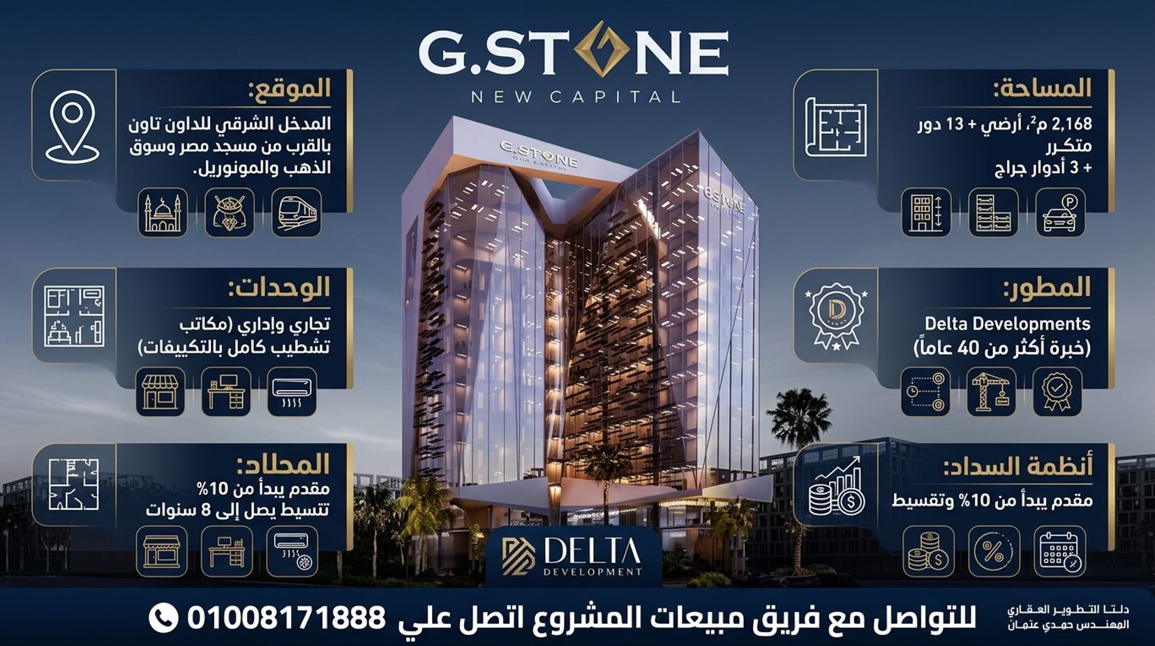 G Stone New Capital جي ستون العاصمة الادارية G Stone New Capital