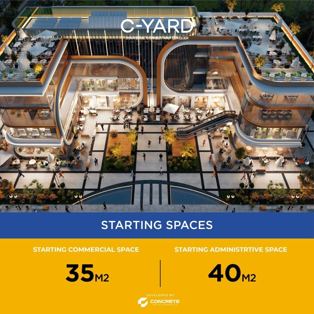 Concrete Developments – C Yard New Cairo