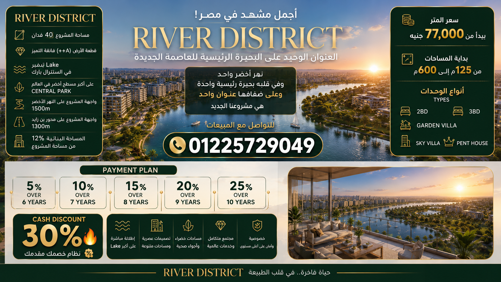 كمبوند River District العاصمة الادارية